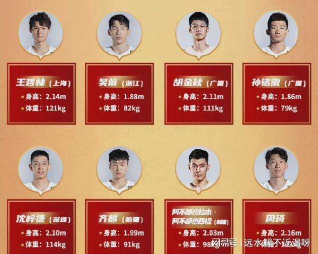 中国男篮名单 新的中国男篮名单